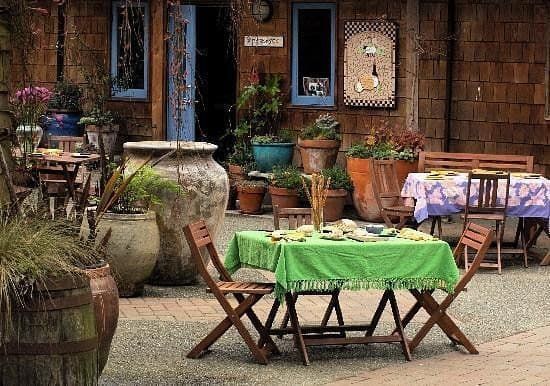 Courtyard  at Salt Spring Island Cheese