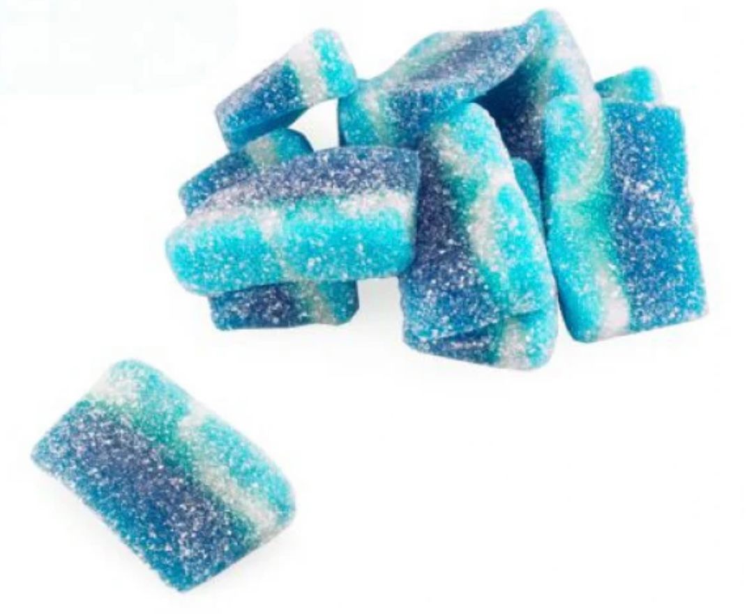 Jake Sour Blue Raspberry Wedges
