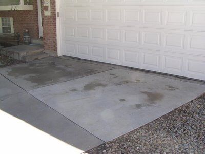 After drive way leveling — Concrete patios in Brighton, CO
