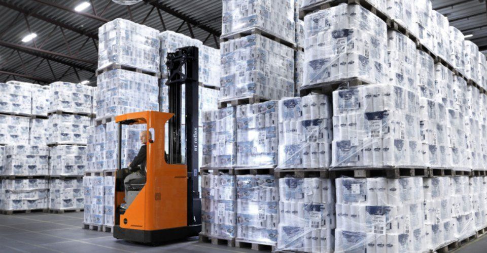 Carrello retrattile per spazi stretti