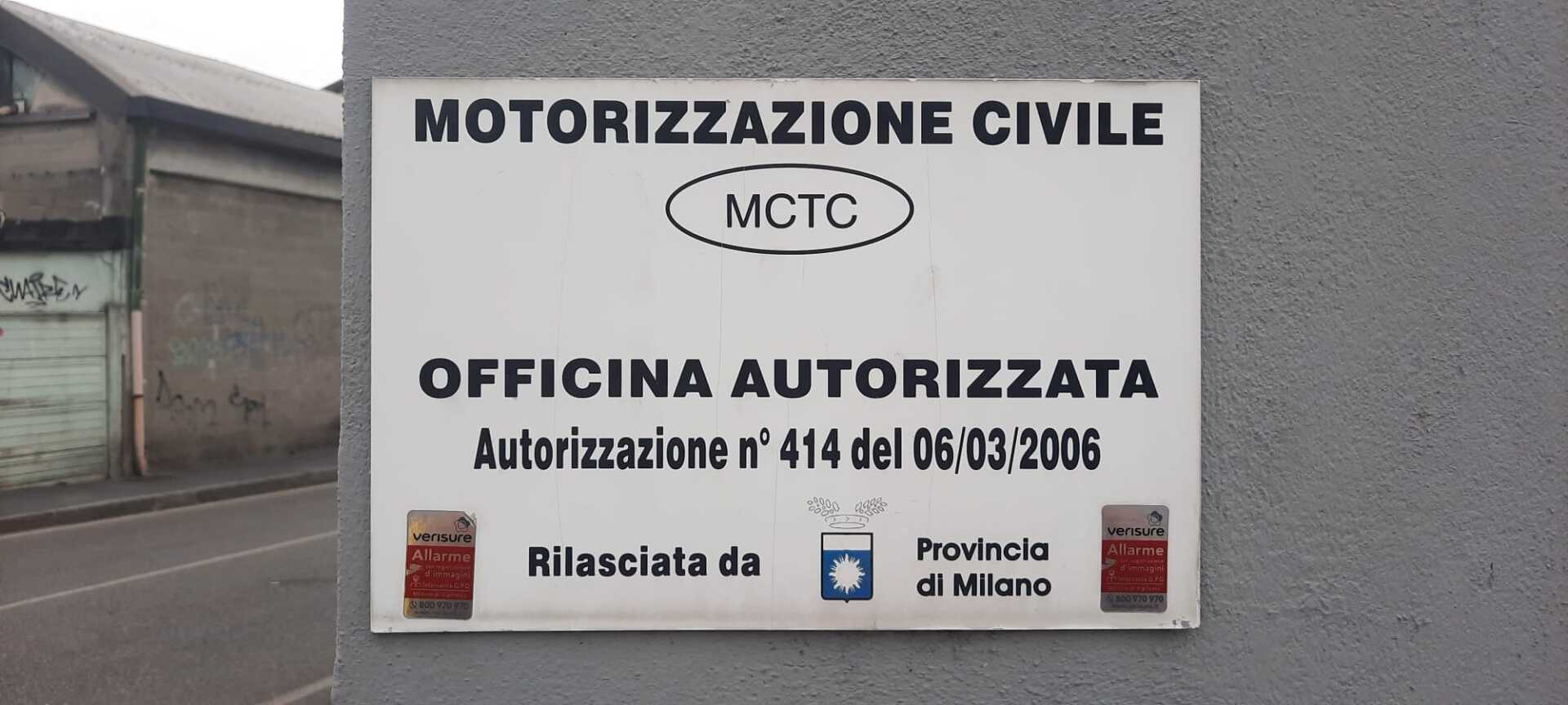Officina autorizzata motorizzazione civile