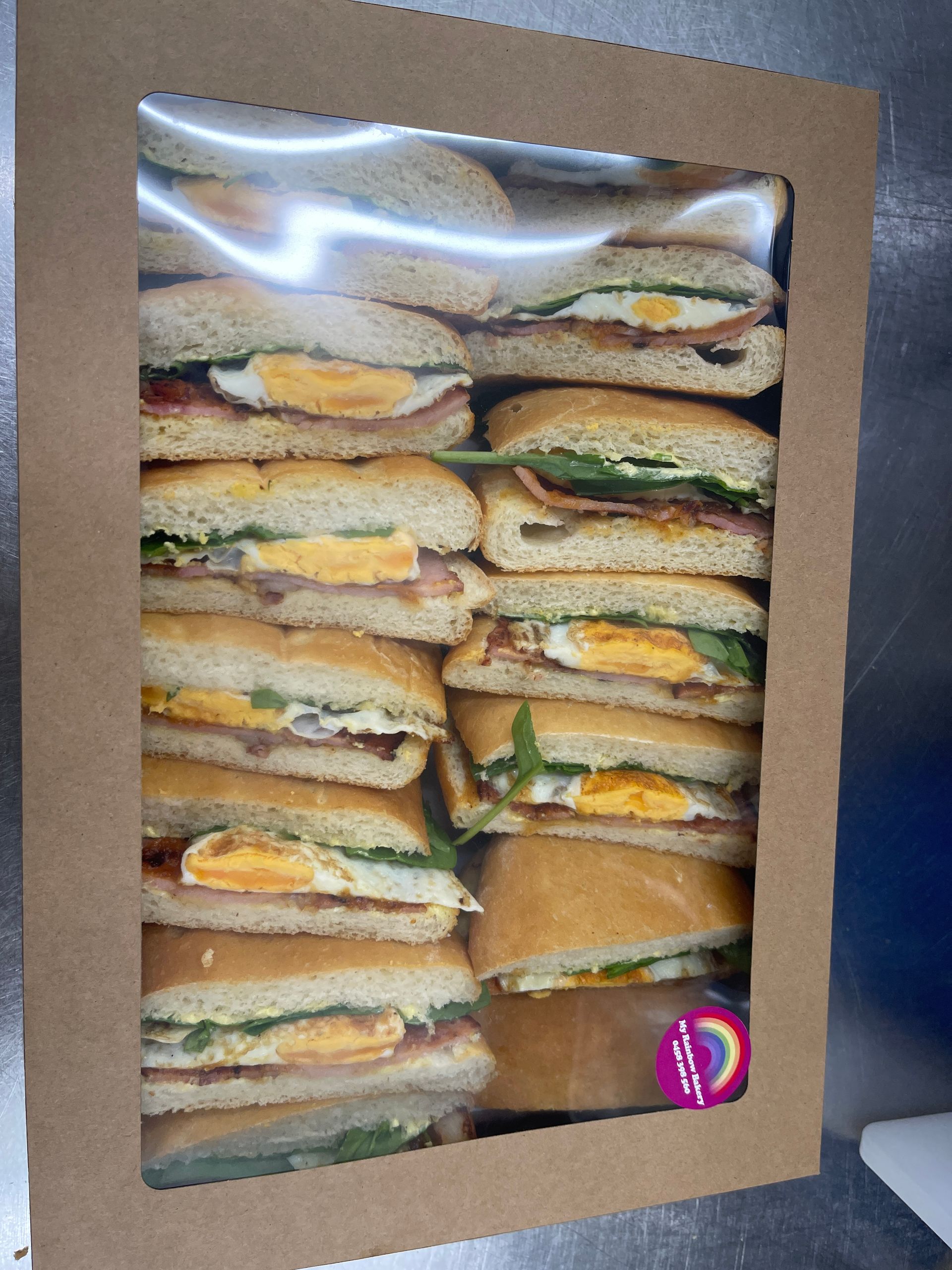 Takeaway box— My Rainbow Bakery, Cafe & Catering in Cannonvale, QLD