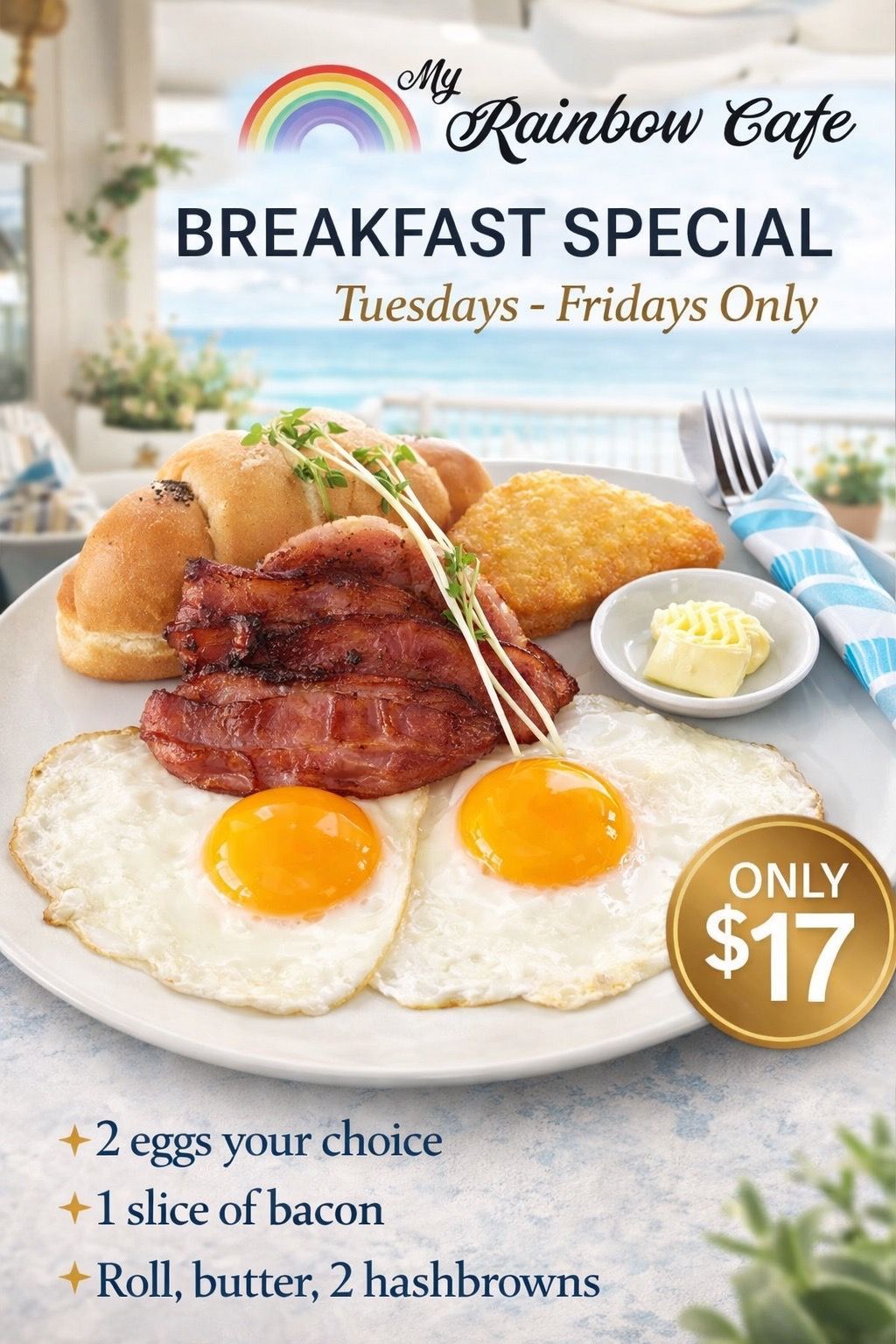 Easter Special Advertisement for My Rainbow Cafe — My Rainbow Bakery, Cafe & Catering in Cannonvale, QLD