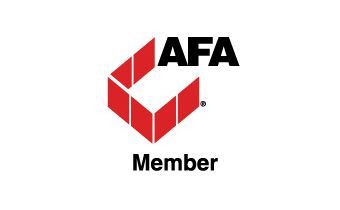 A logo for a member of the american federation of architects.