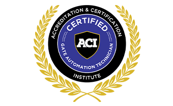 The logo for the aci gate automation technician institute