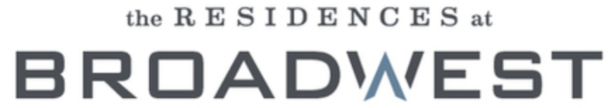 logo for the Residences at Broadwest residential development