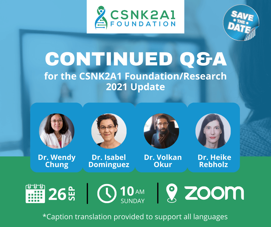 Simons Searchlight/CSNK2A1 Foundation Q&A