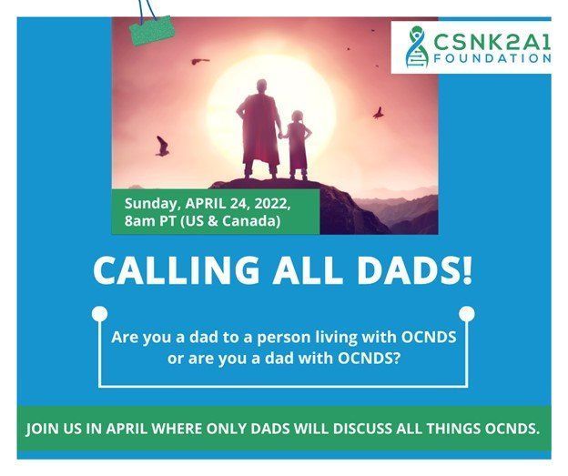 A poster that says calling all dads on it