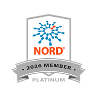 A NORD Platinum 2026 member badge with a blue and orange sunburst logo on a gray shield and banner.