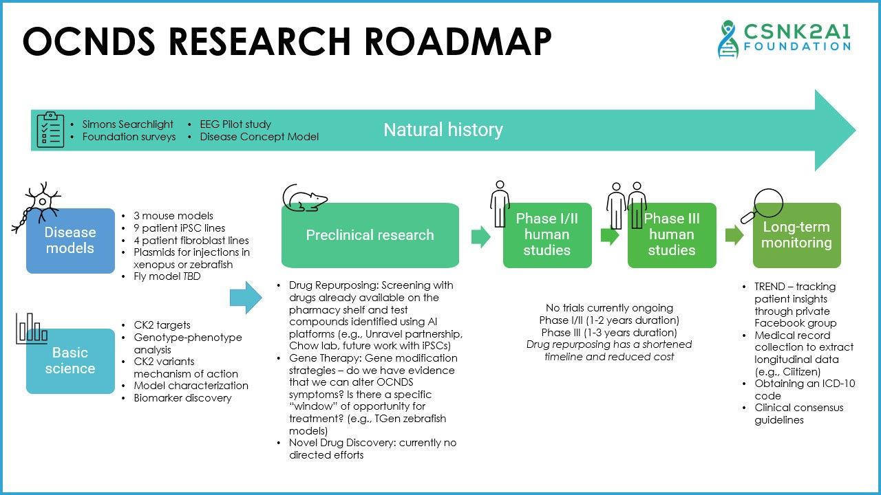 A roadmap for the ocnds research project