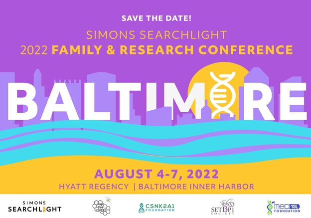 A poster for the 2022 family and research conference in baltimore