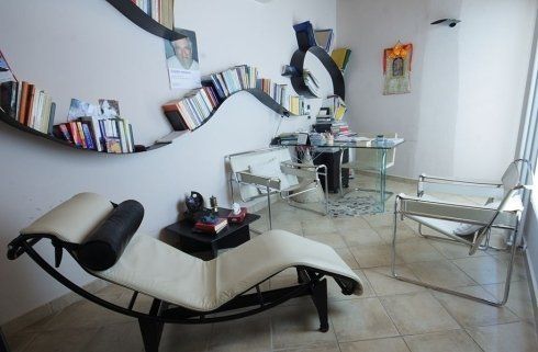 interni studio con lettino