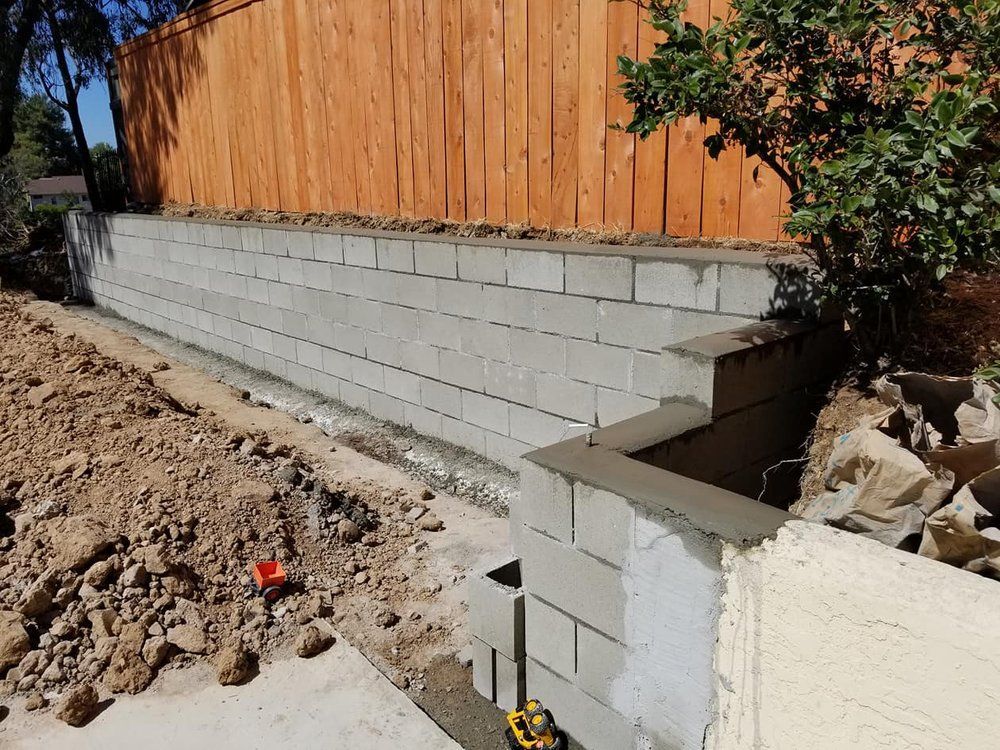 An Image of Retaining Wall Services in Poway, CA