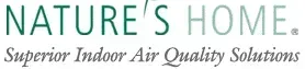 Nature’s Home logo with green text and the tagline “Superior Indoor Air Quality Solutions”