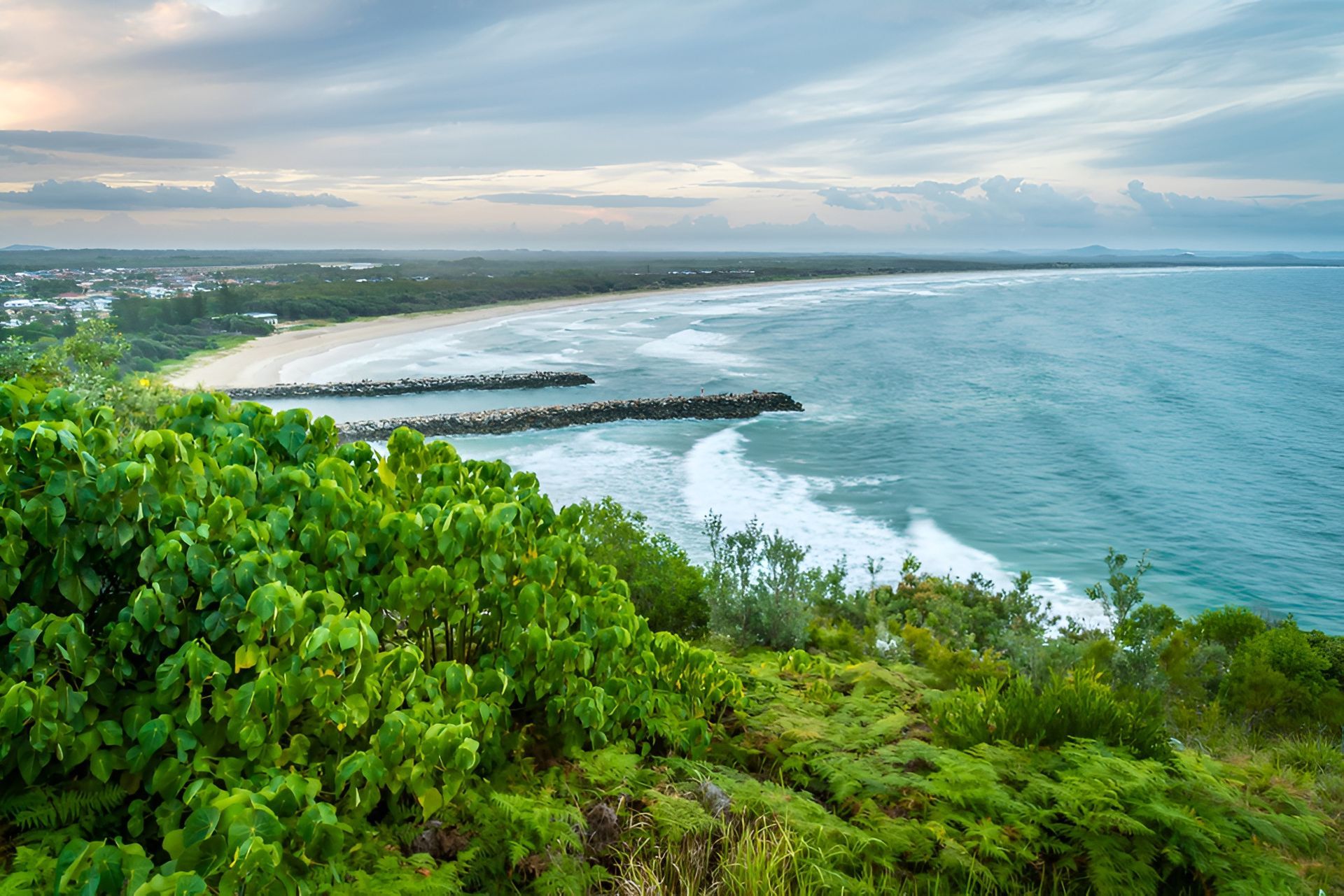 Coastal View with Green Foliage in The Foreground — R & R Relaxation and Remedial In Evans Head, NSW