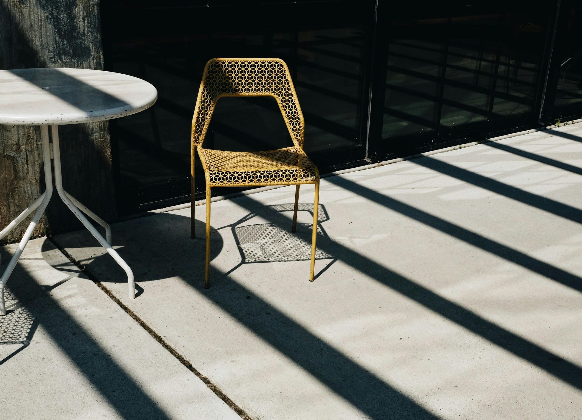 Close-up of smooth concrete patio surface showing texture and finish used in San Diego homes.