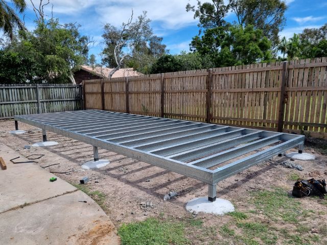 Small House Scaffolding — Bundy Tiny Homes and Carports in Branyan, QLD