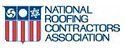 The logo for the national roofing contractors association.
