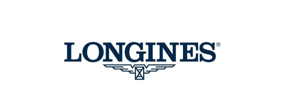 Il logo longines è su sfondo bianco.
