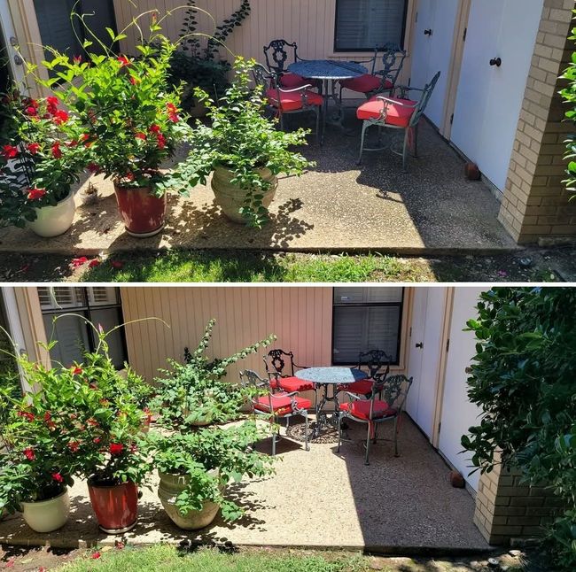 Patio Pressure Washing