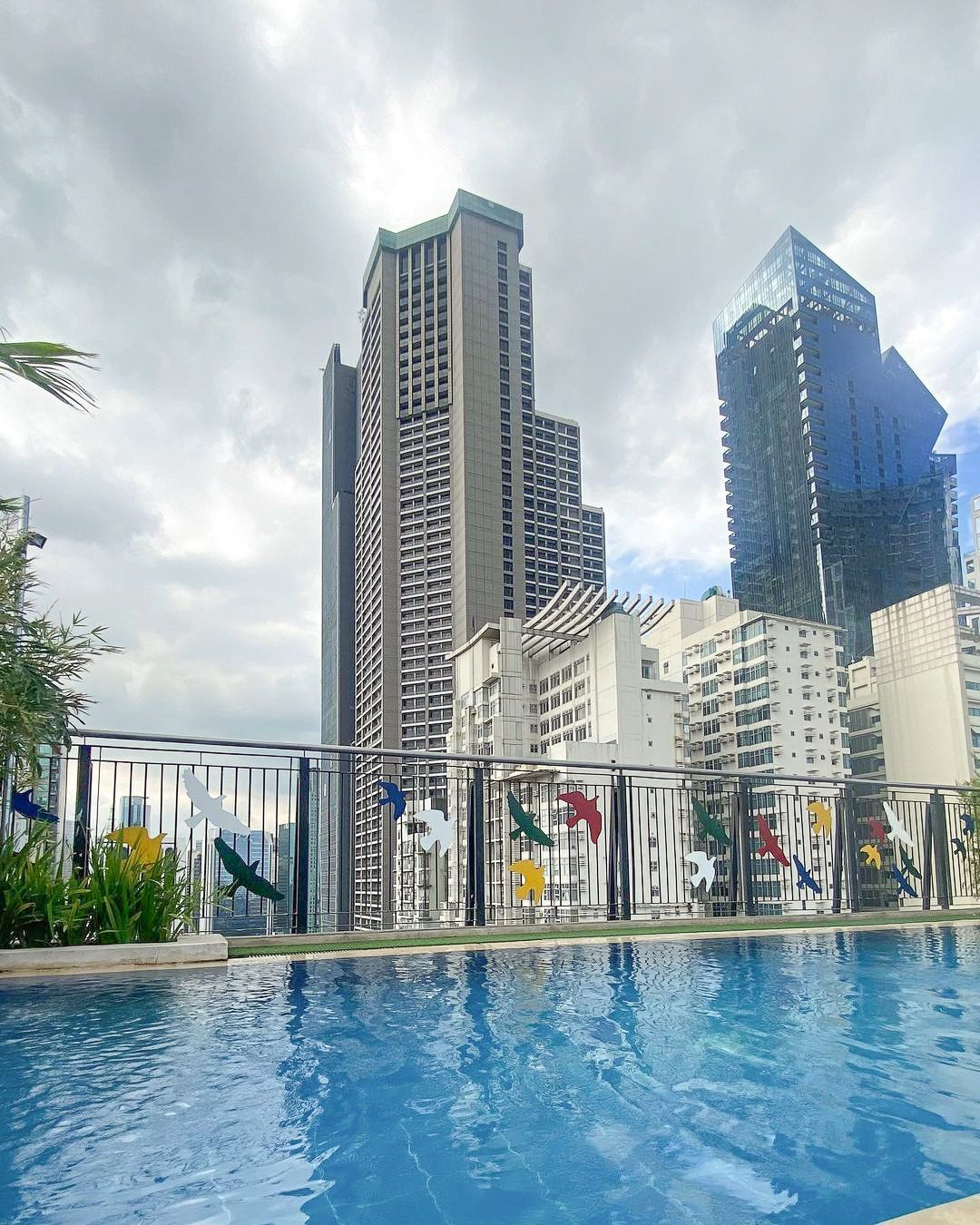 Rooftop Pool with a view of Makati