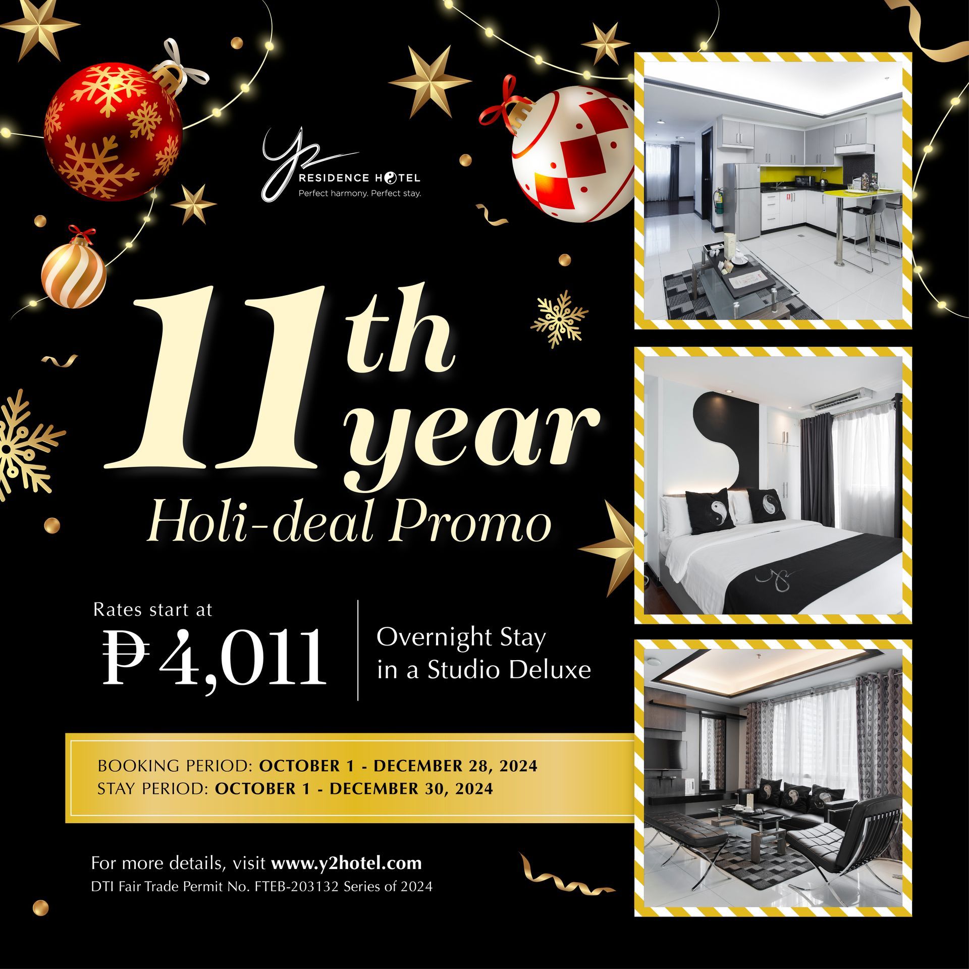 Promo ad for an 11th-year 