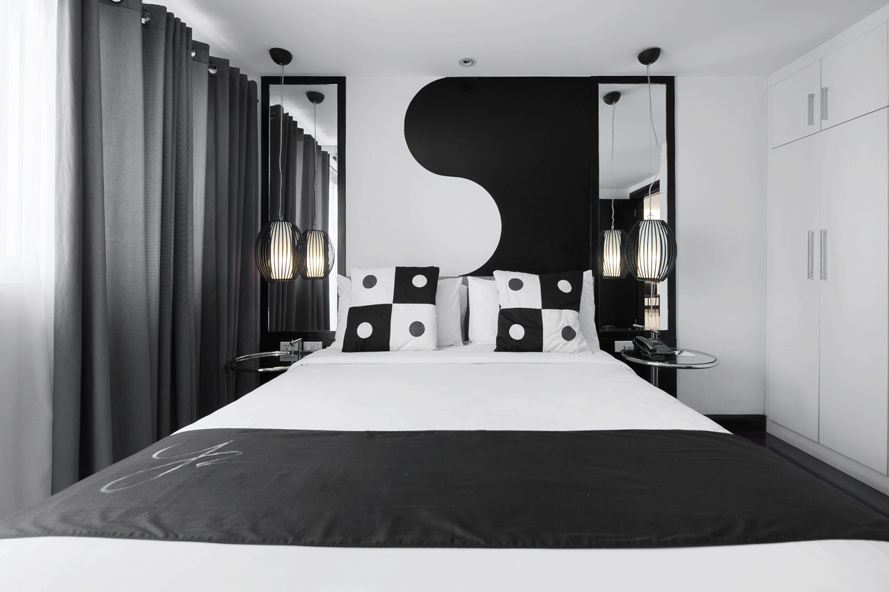 Studio Deluxe Twin at Y2 Residence Hotel, Poblacion Makati — 42 sqm with two single beds for long-stay residents

