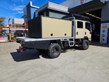 A Truck is Parked in a Parking Lot in Front of a Building —  SCF Industries Pty Ltd in Albion Park Rail, NSW