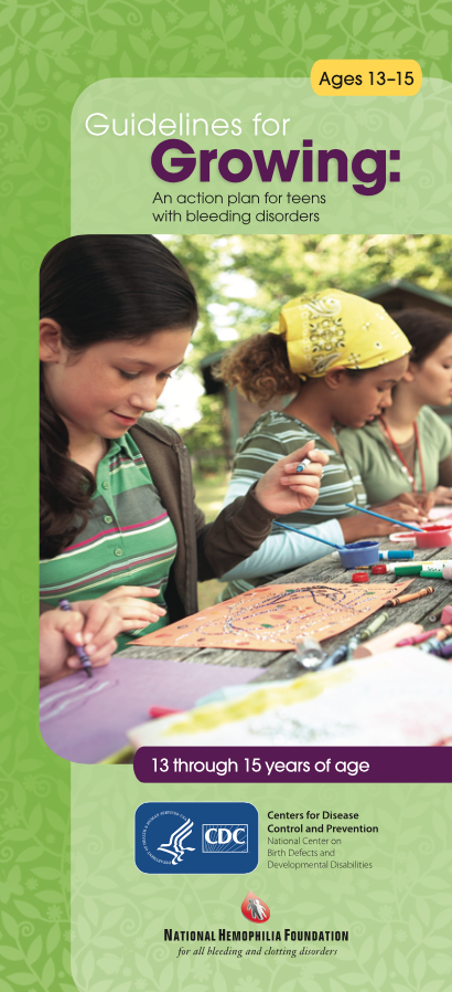 Bleeding Disorders brochure 13-15yrs