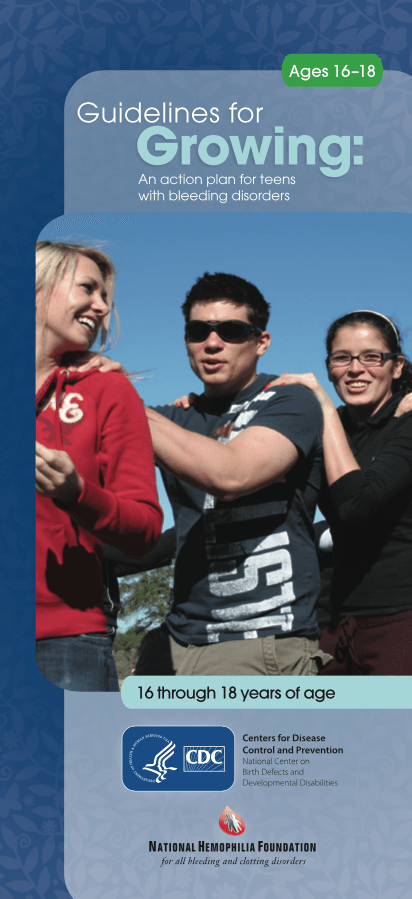 Bleeding Disorders brochure 16-18yrs