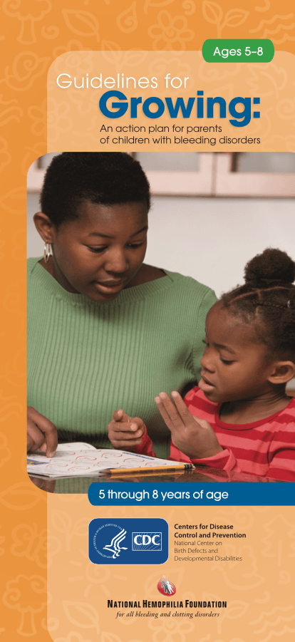 Bleeding Disorders brochure 5-8yrs