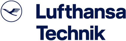 Lufthansa Technik logo: a blue bird in a circle next to dark blue text on white.