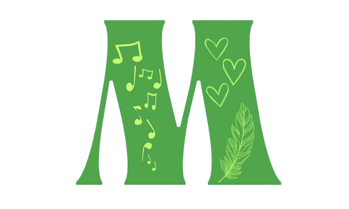 Het logo voor muziekgeneeskunde Martine van der Meulen