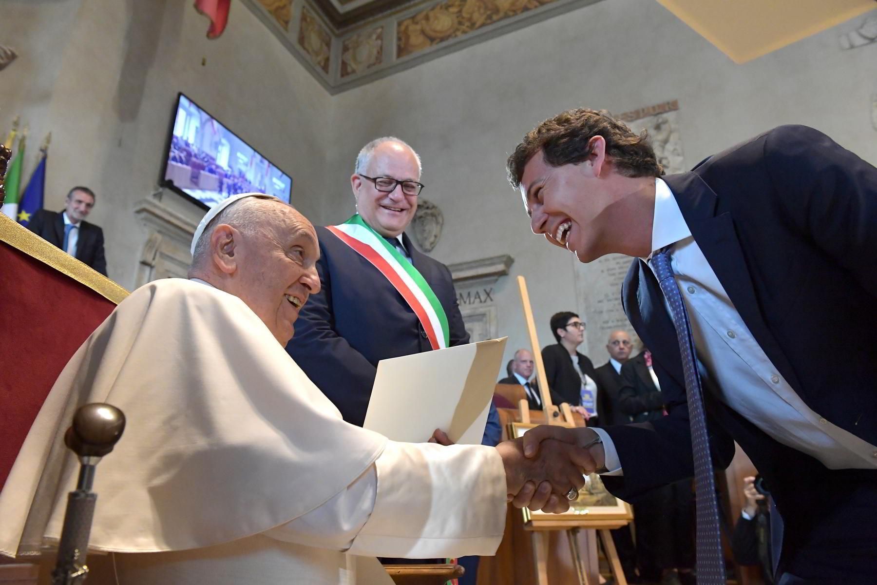 L'ultimo incontro tra il Consigliere Marinone e Papa Francesco