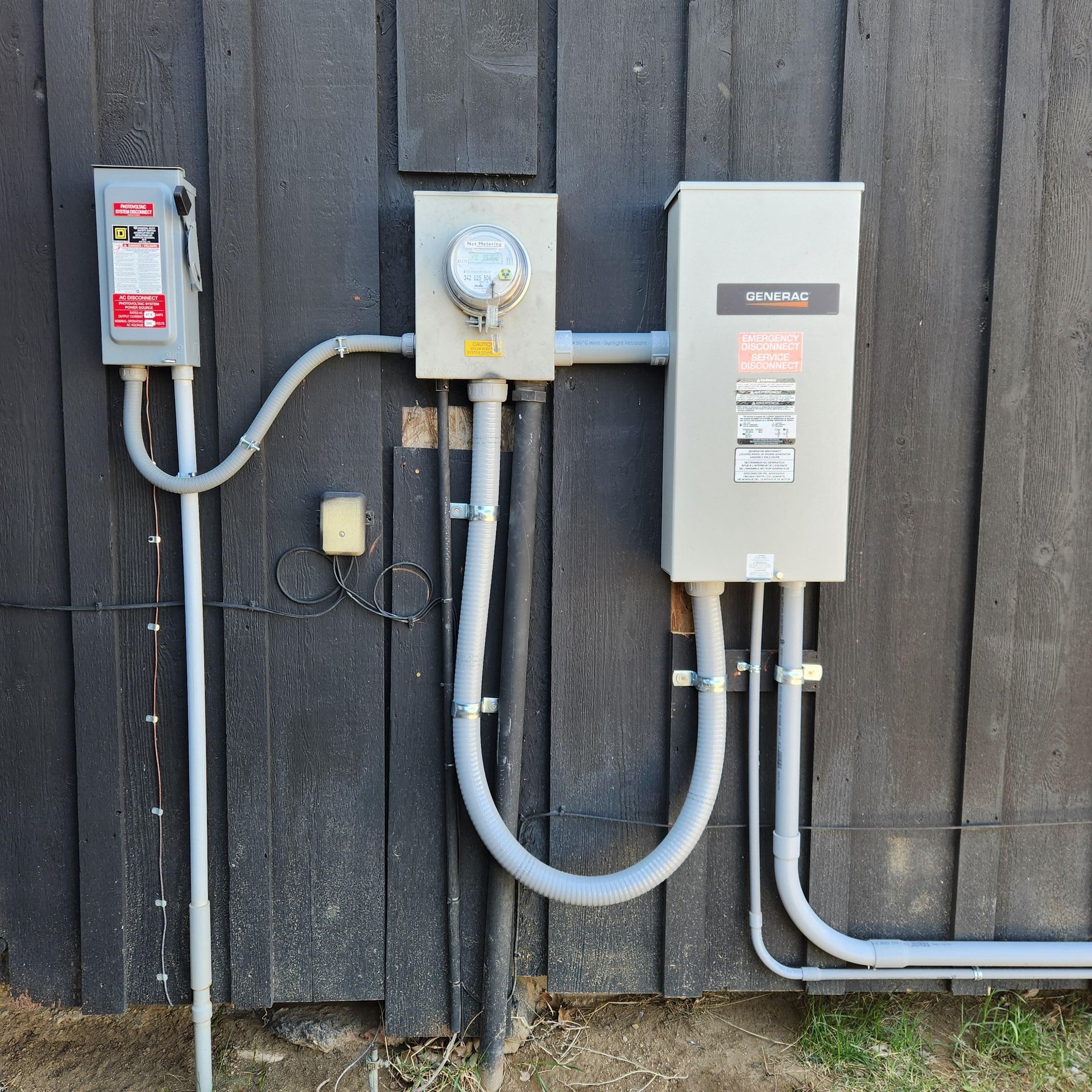 A electrical box with a lot of wires coming out of it