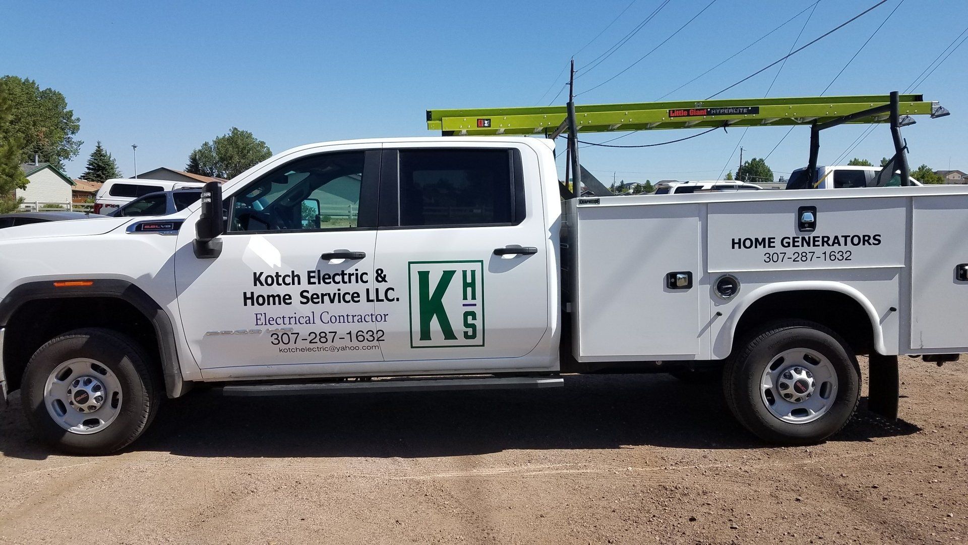 Business Pickup Truck — Cheyenne, WY  — Kotch Electric & Home Service
