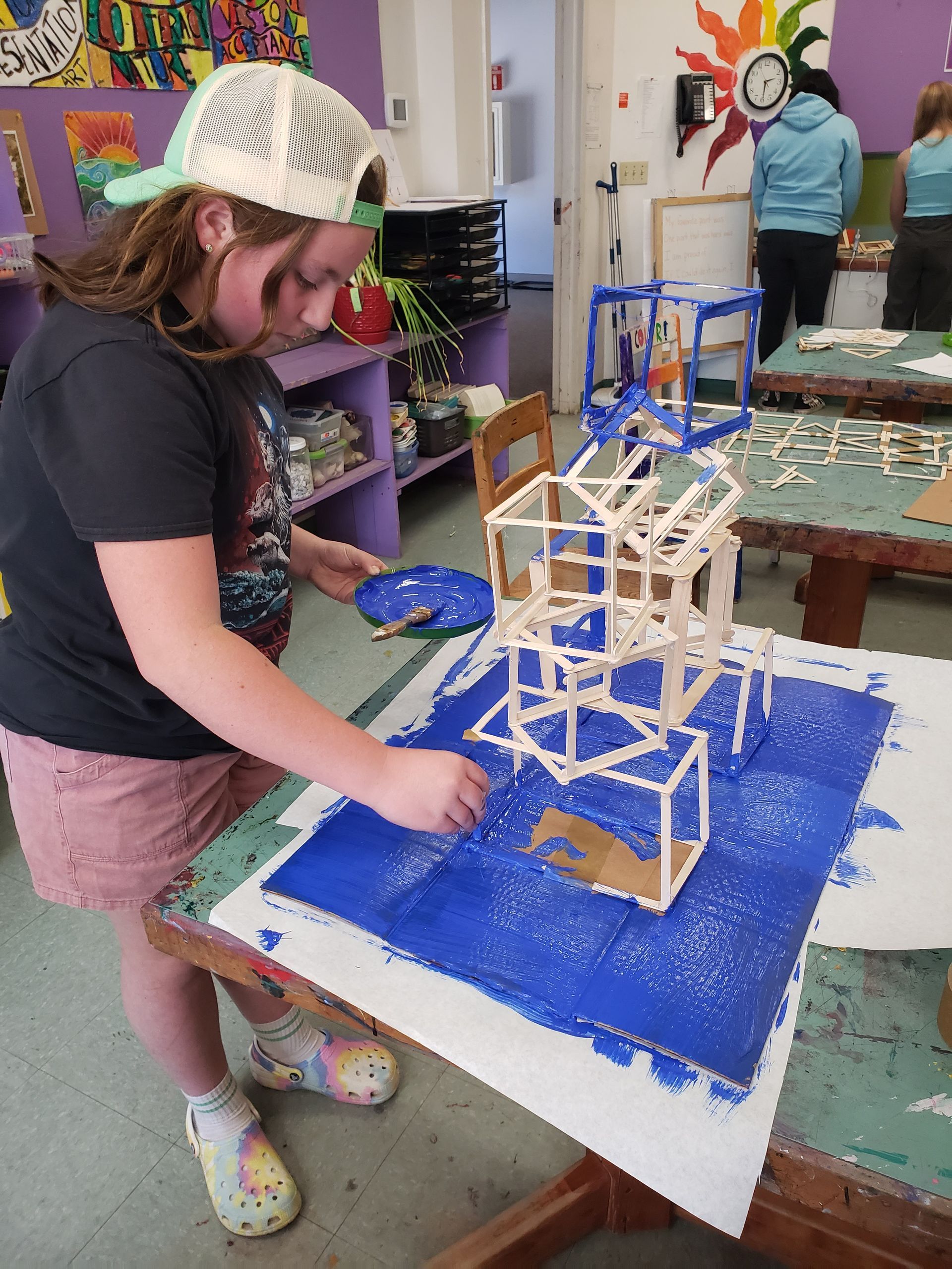 art class at touchstone community school