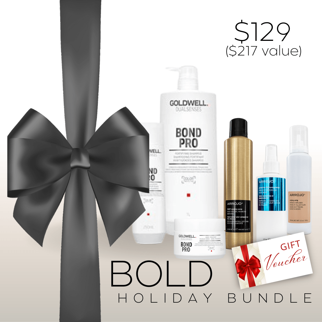 holiday gift ideas, gift cards for salons, ottalaus salon, hair product gifts, arrojo hair products, goldwell hair products