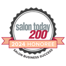 A logo for salon today 200 2024 honoree salon business success.