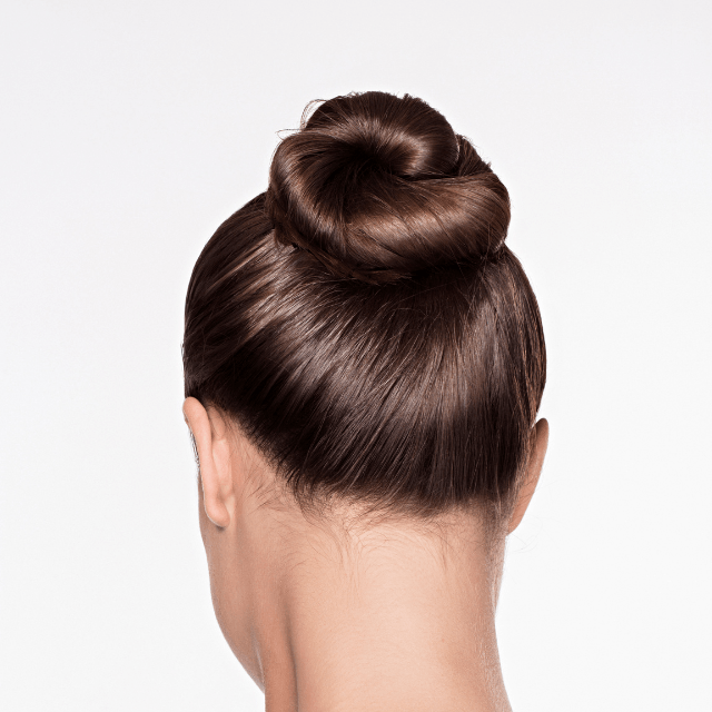hair buns can help prevent green hair from chlorine