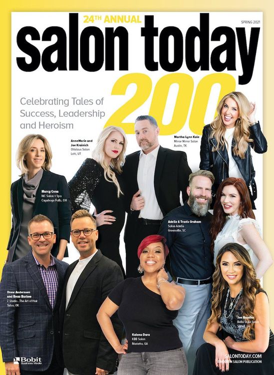 The cover of the 24th annual salon today magazine