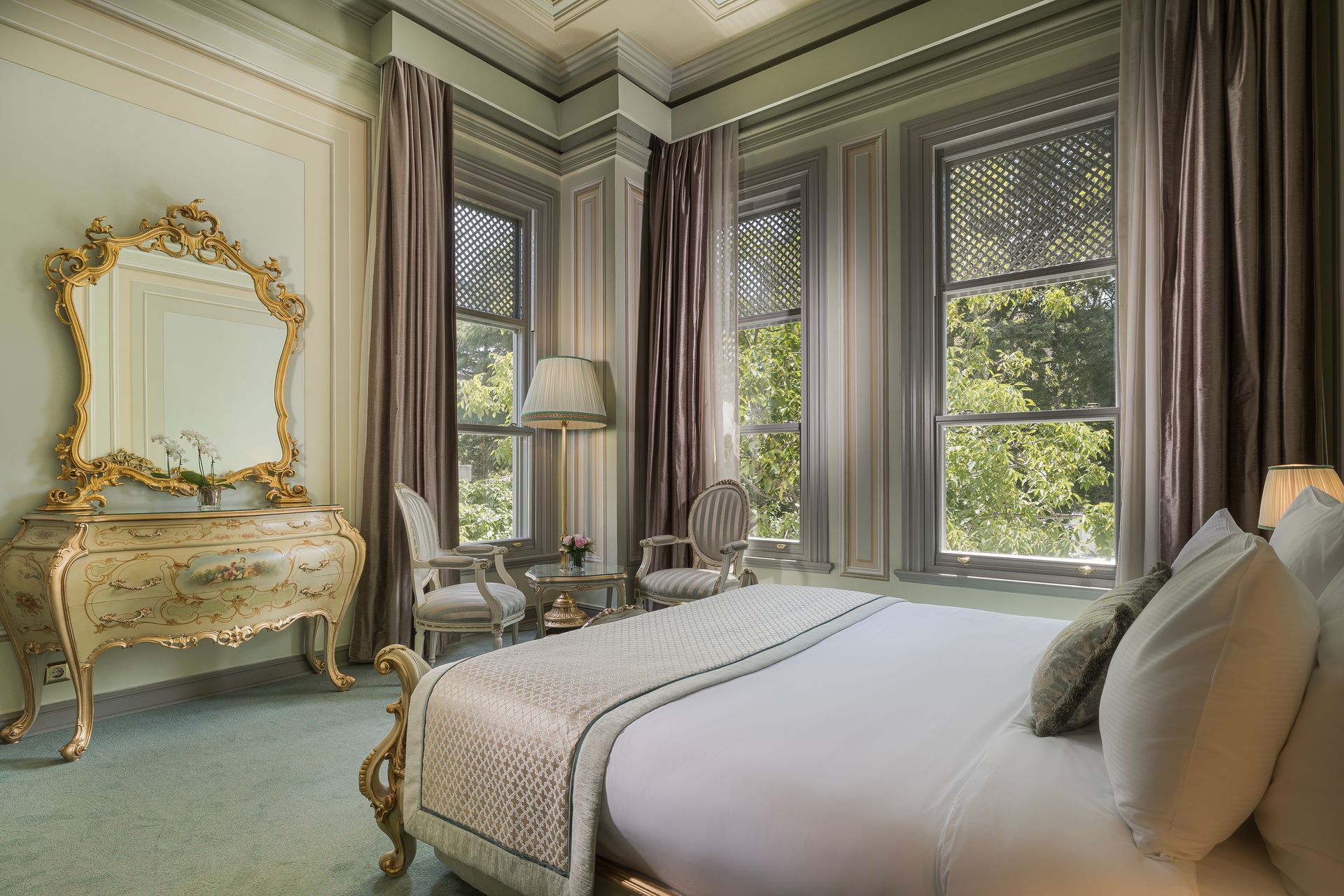 bosphorus palace, king room, garden view