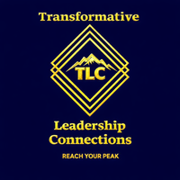 Logo for Barbara Tydings Life Coaching. Pink figure with outstretched arms above a gray, open book.