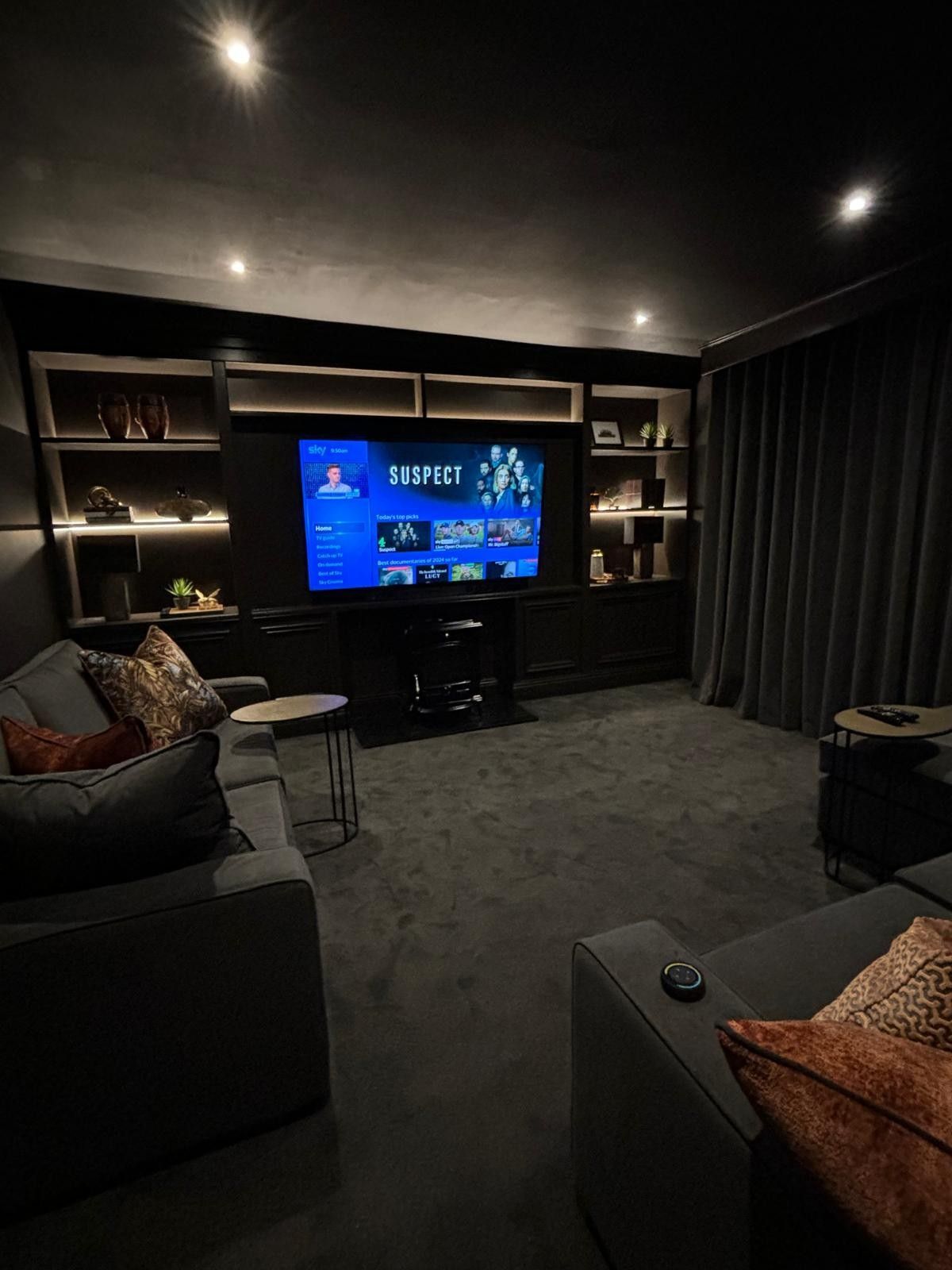 Electrical Works of Feature Wall for Domestic Client in Dublin