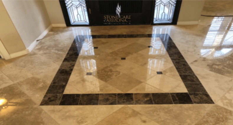 TRAVERTINE CLEANING & SEALING  (COVID-19 Cleaning)