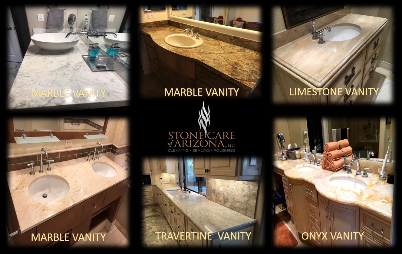 Marble, Travertine  Countertop Restoration Scottsdale