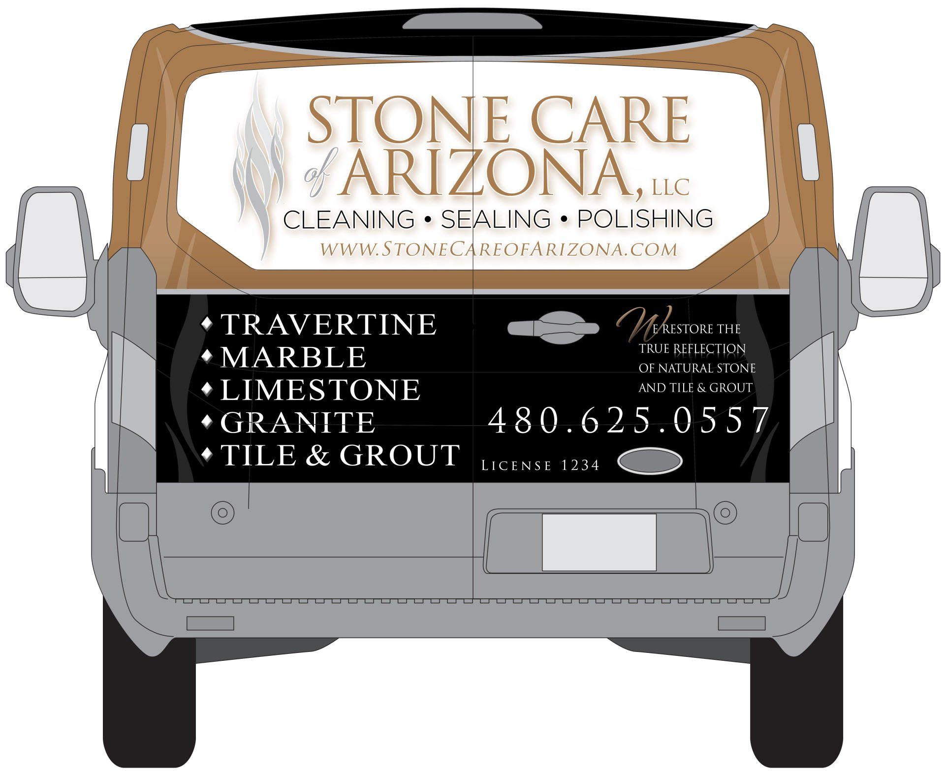Stone Care of Arizona Rear Van