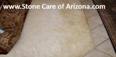 Stone Care of Arizona, Nylon Carpet Yellowing