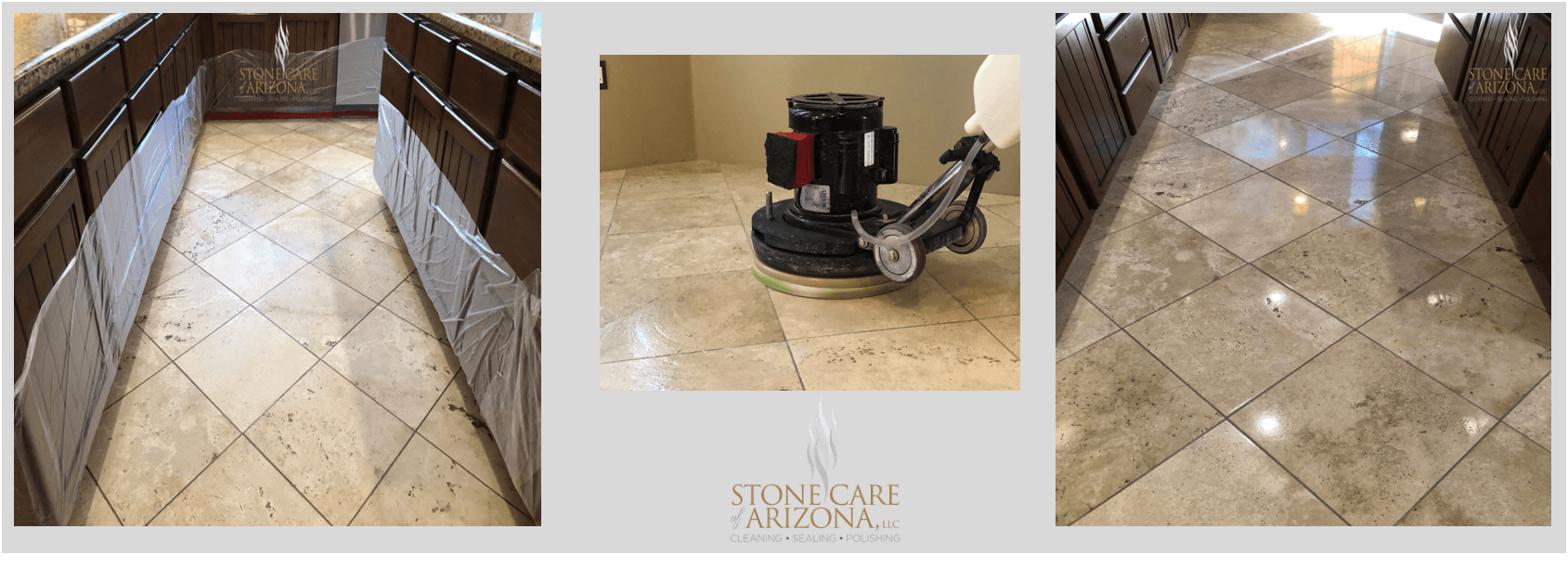 Travertine Cleaning and Sealing in Paradise Valley