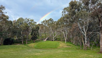 this is a picture of one of the greens at Axedale Golf Club
